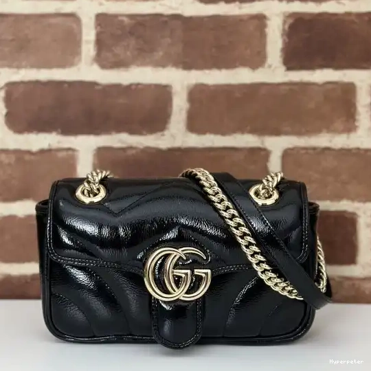 Hyperpeter GUCCI GG bag-23*14*6CM MARMONT 0522